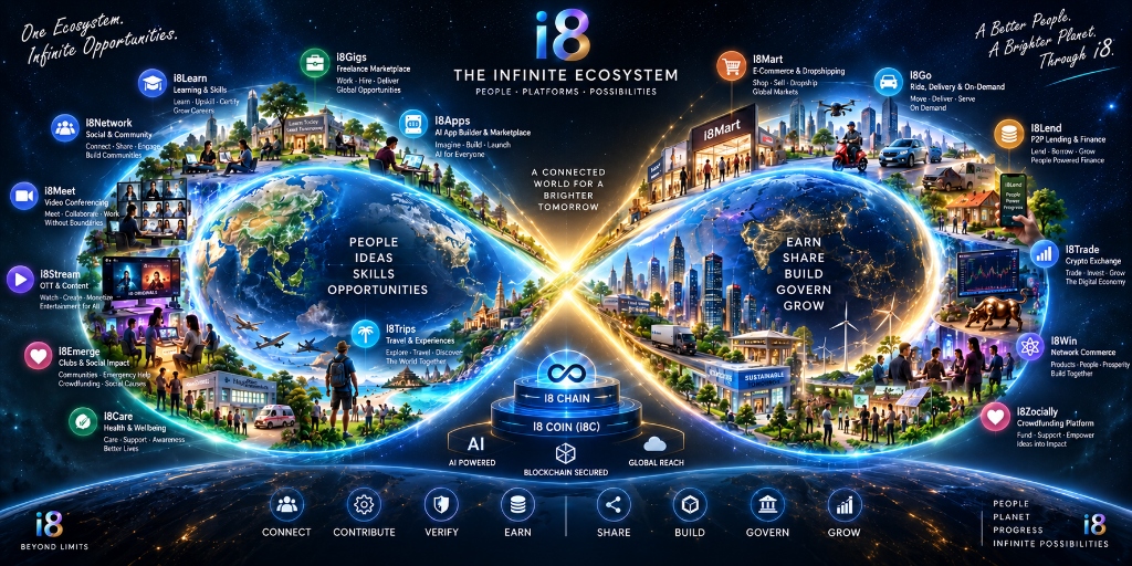 I8 — The Infinite Ecosystem (People, Platforms, Possibilities)